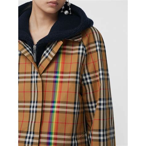 rainbow burberry coat|burberry rain coat women's.